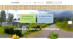 Desktop Screenshot of neustadt-harz-camping.de